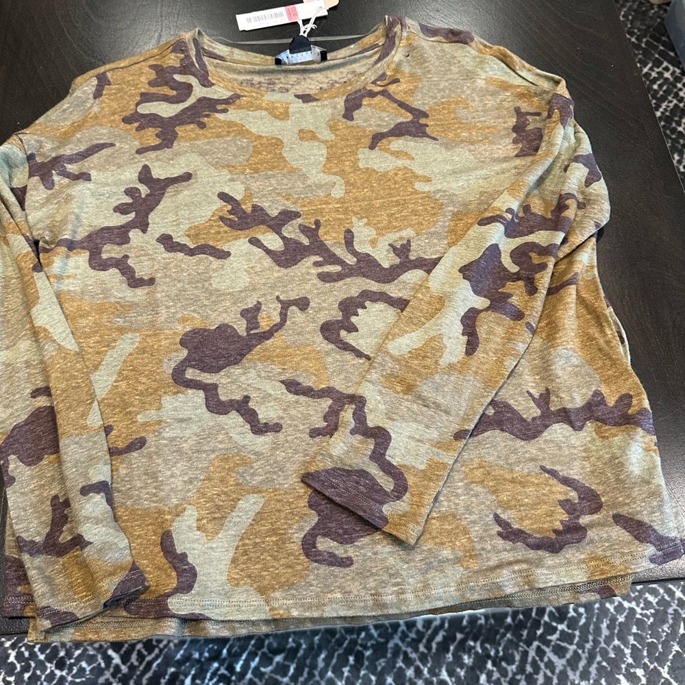 NWT Sanctuary Long Sleeve Camo shirt